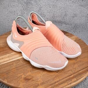 Nike Free RN Flyknit 3.0 Womens Size 8 Pink Quartz Athletic Running Sneakers